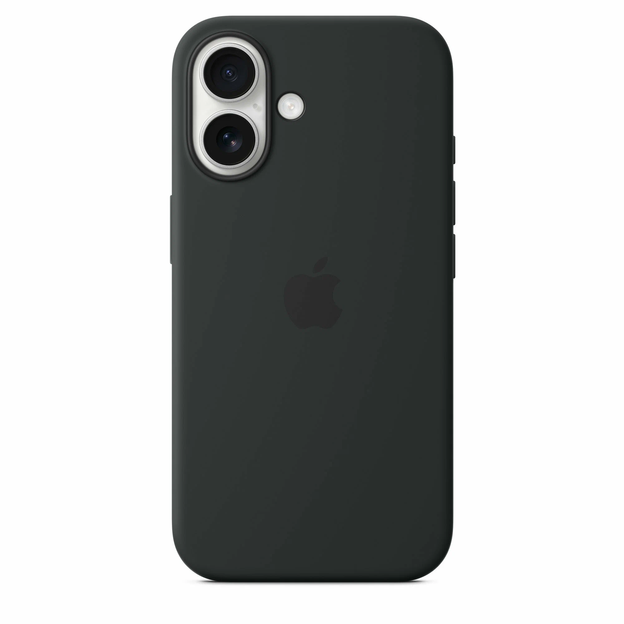 Чехол силиконовый MagSafe iPhone 16, черный